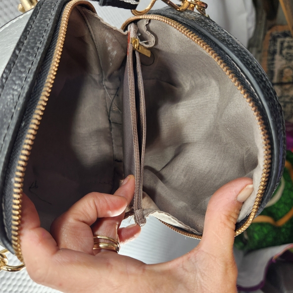 Silver Basketball-Shaped Crossbody Bag - Picture 13 of 13